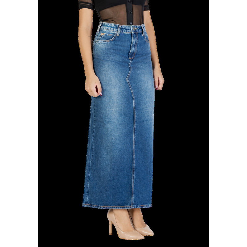 Colcci Damen Blau Rock Herbst Winter Kollektion