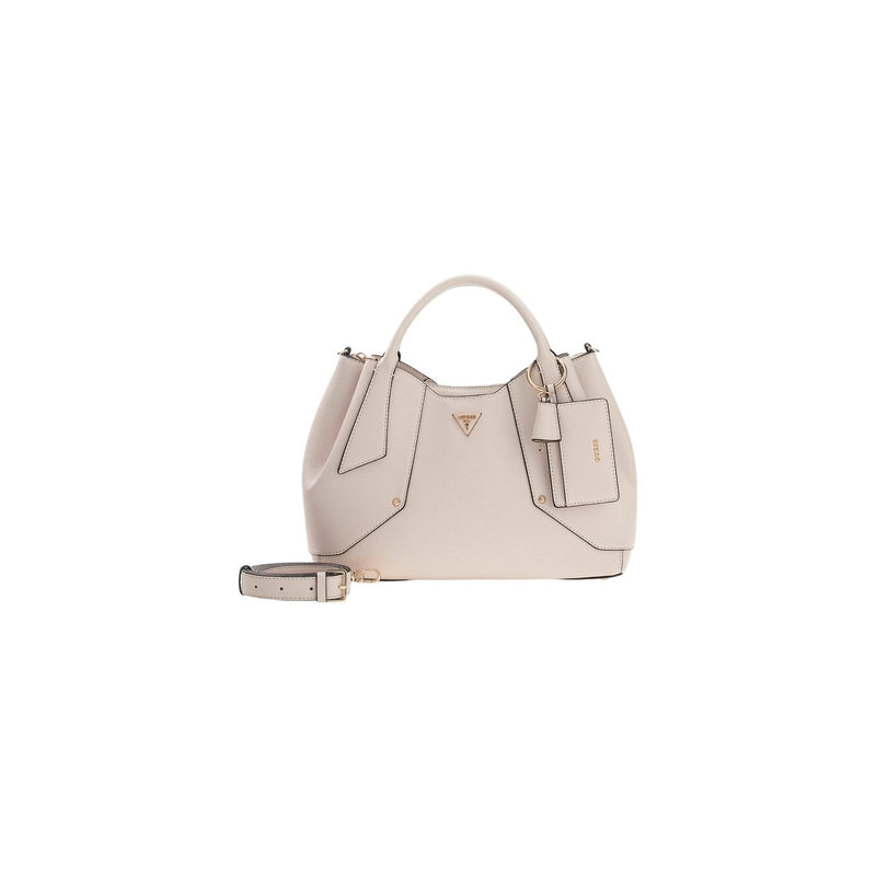 Guess Pink Handtasche mit Schulterriemen und Reißverschluss-Tasche