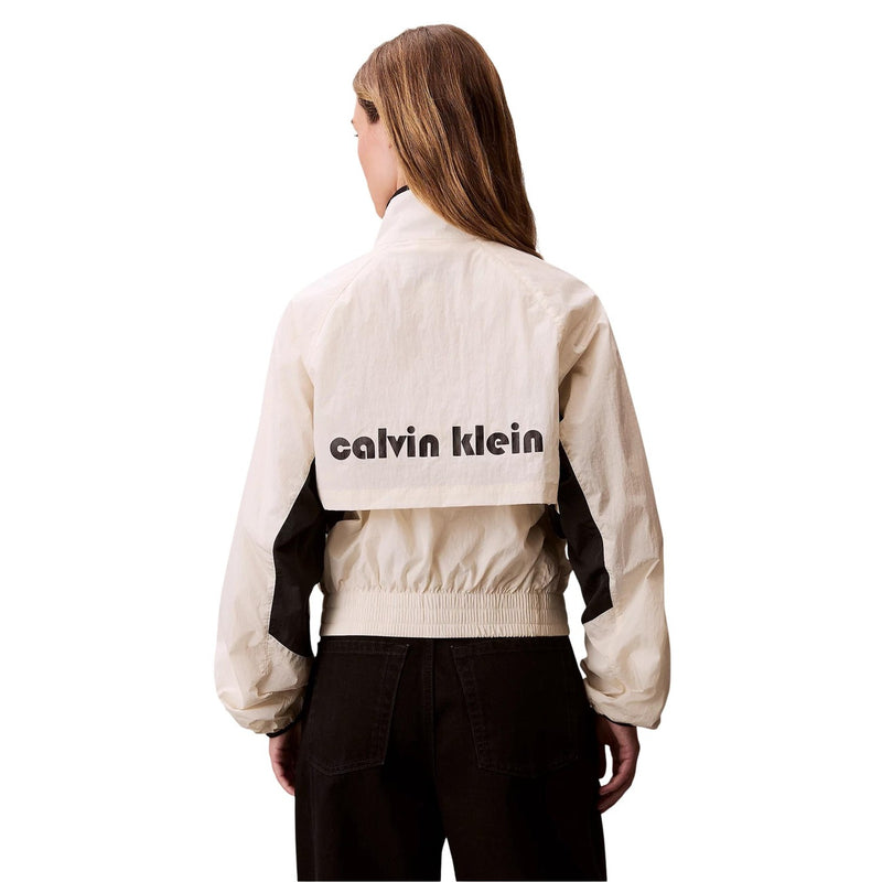 Calvin Klein Jeans Damen Weißer Rollkragen-Blazer